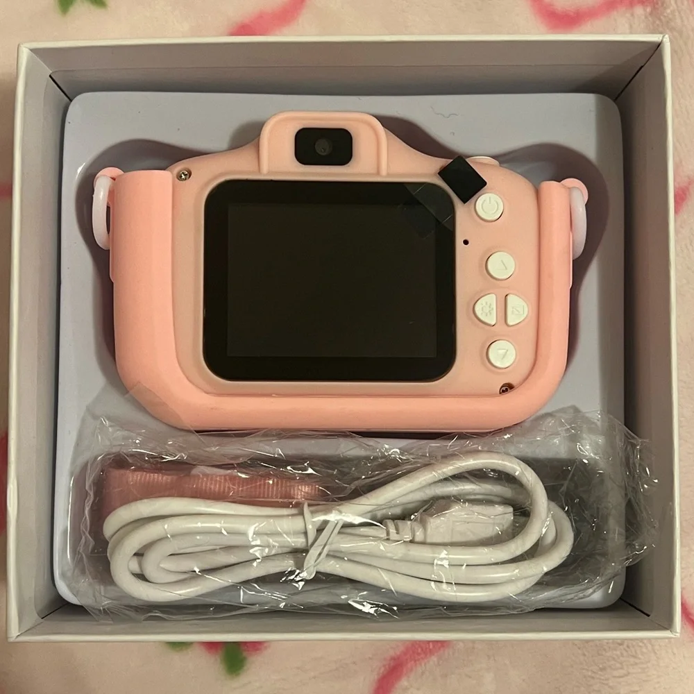Pink digital camera